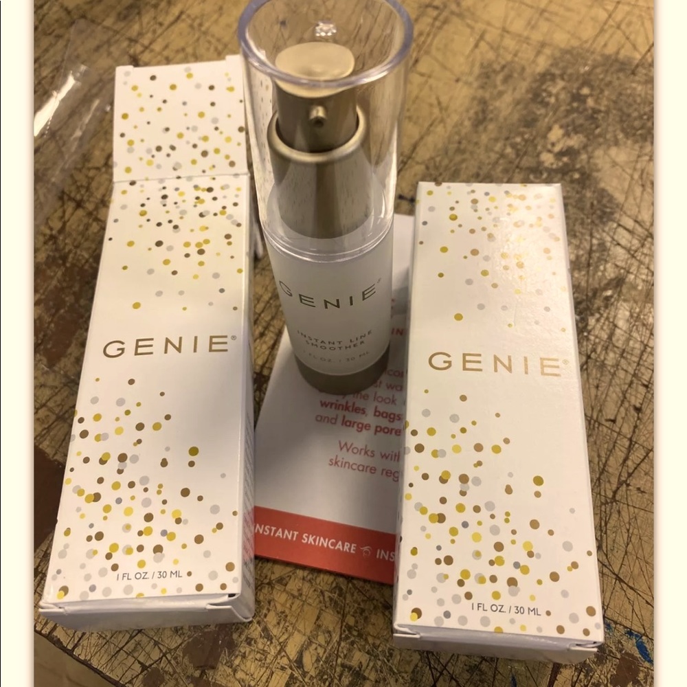 Genie Line Smoother 2 boxes new. 1 fl oz each